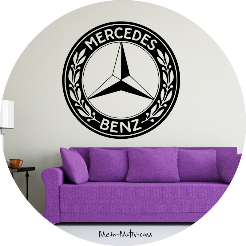 Wandtattoo 13048 Mercedes Benz Logo